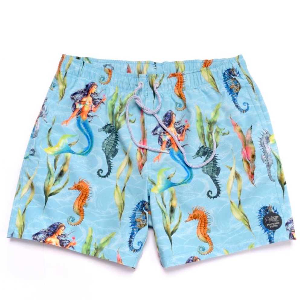 Psycho Tuna, The Sea Queen Mens Volley/Pool Shorts